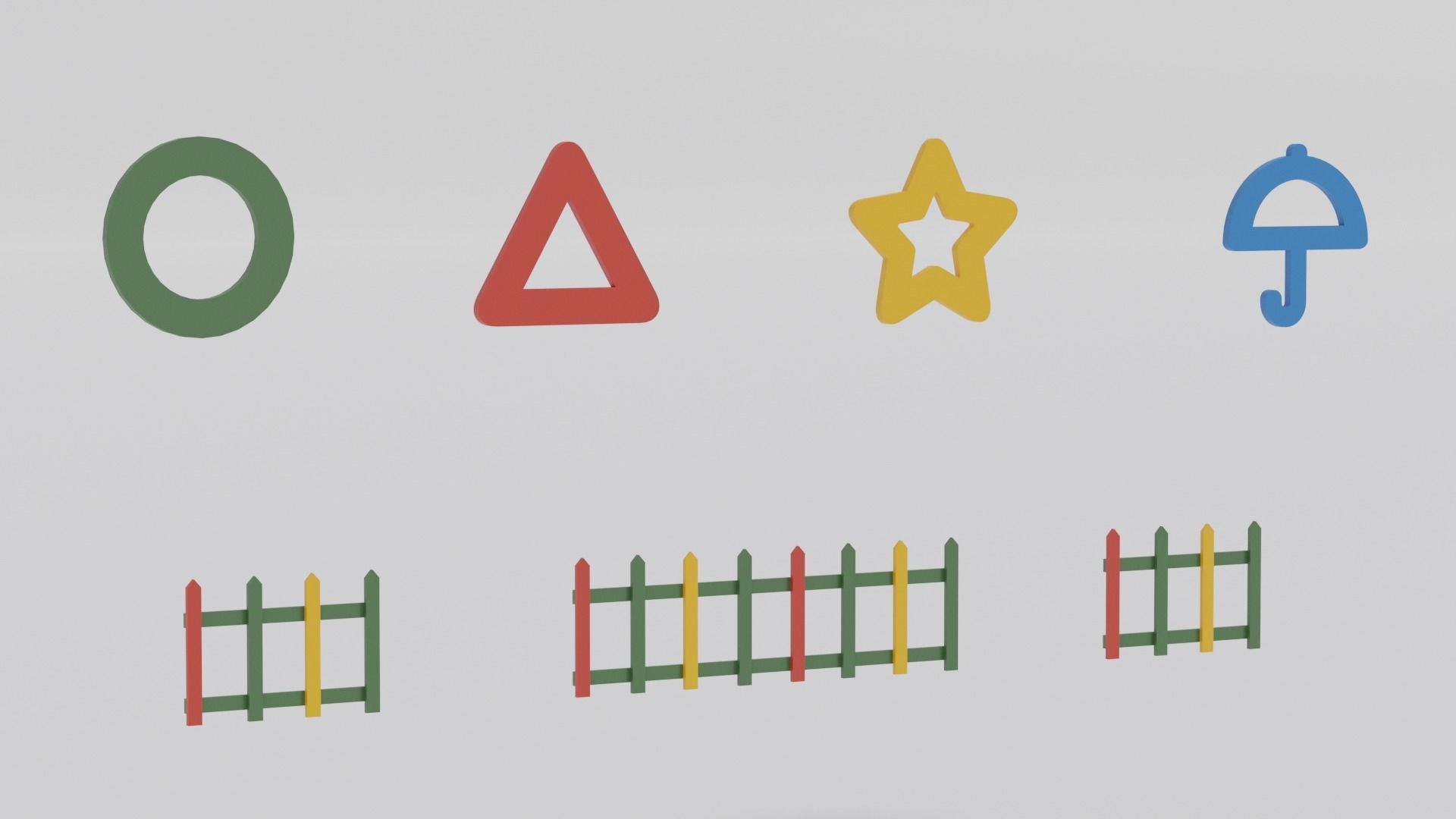 Squid Game Curly Cookies 3D model_7