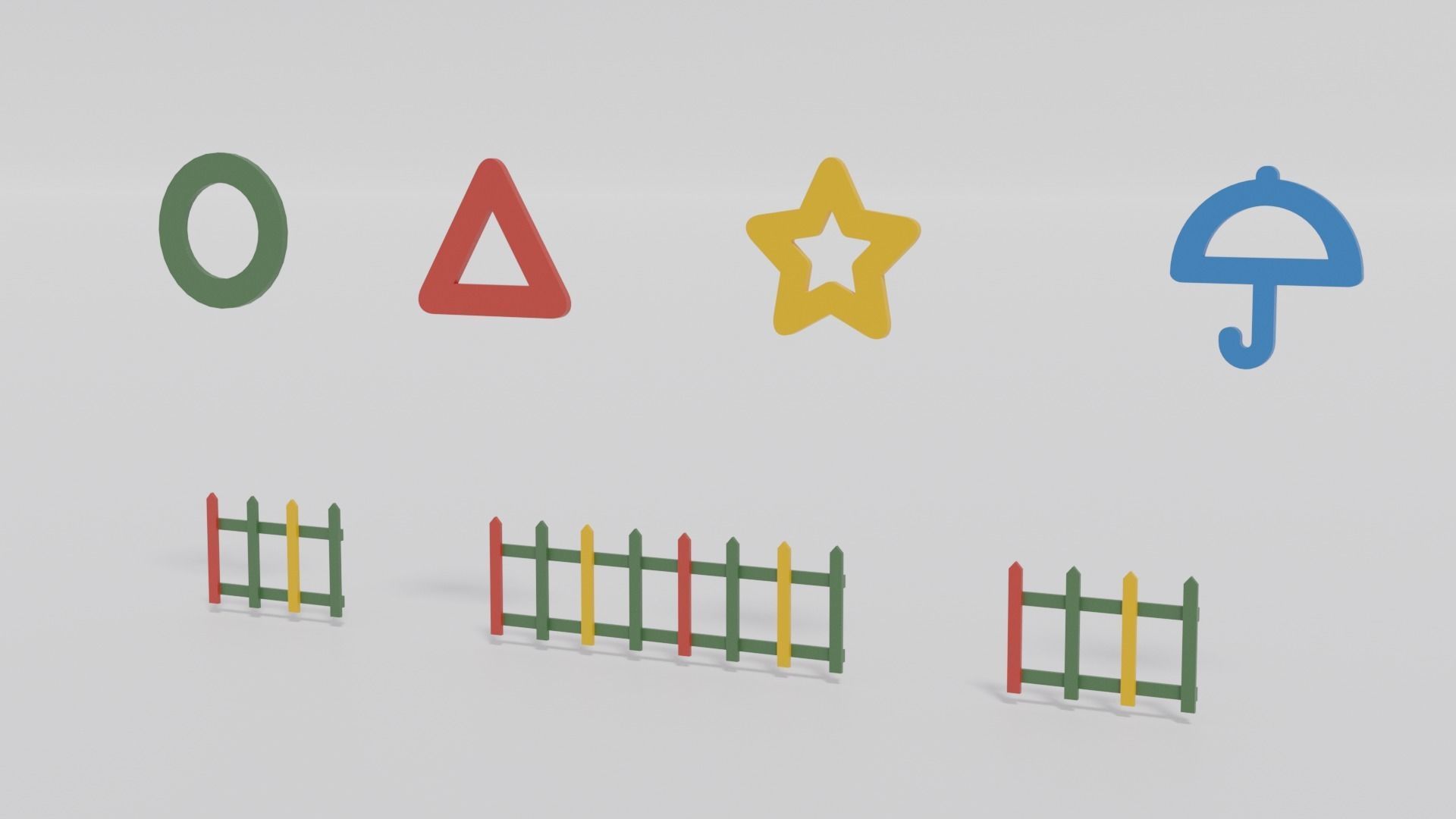 Squid Game Curly Cookies 3D model_9