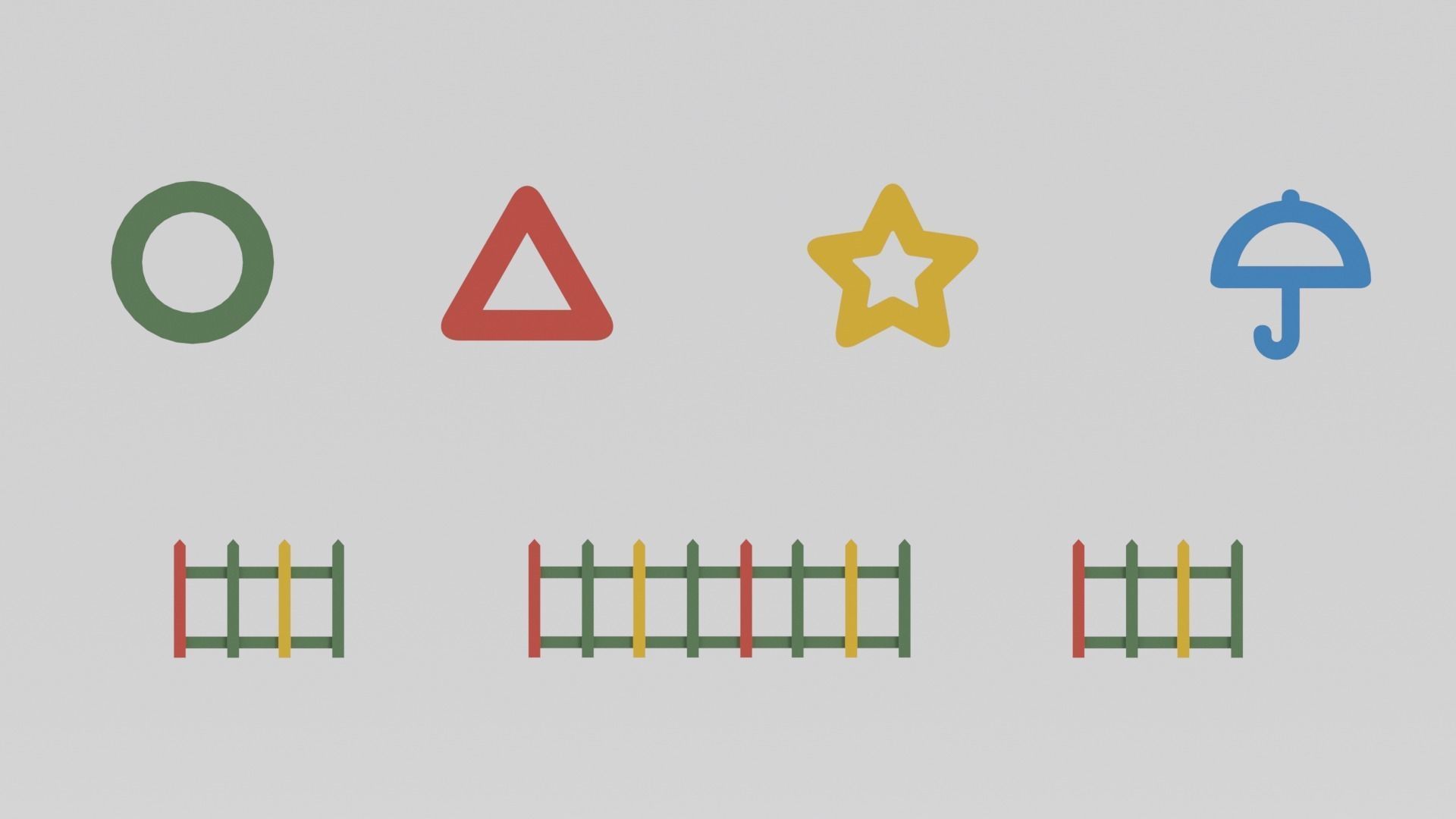 Squid Game Curly Cookies 3D model_2