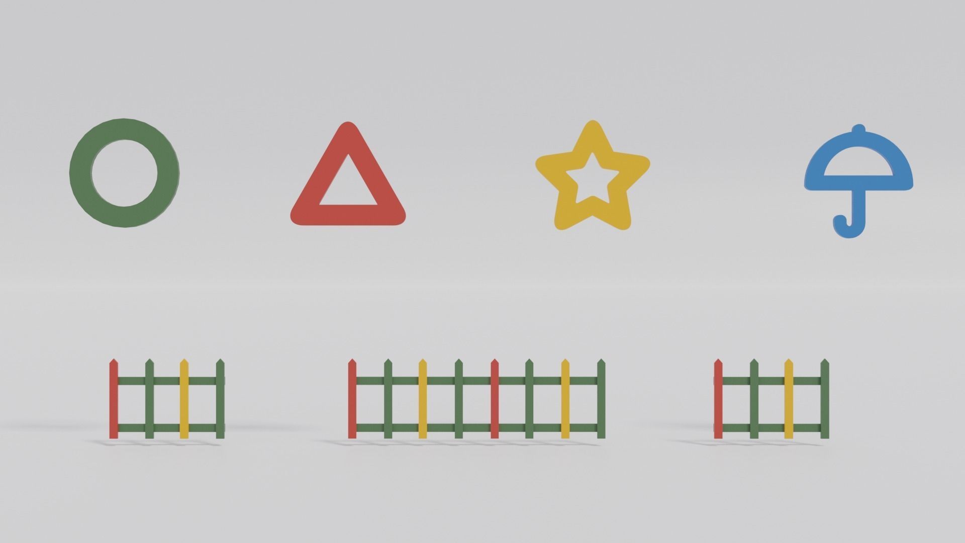 Squid Game Curly Cookies 3D model_1