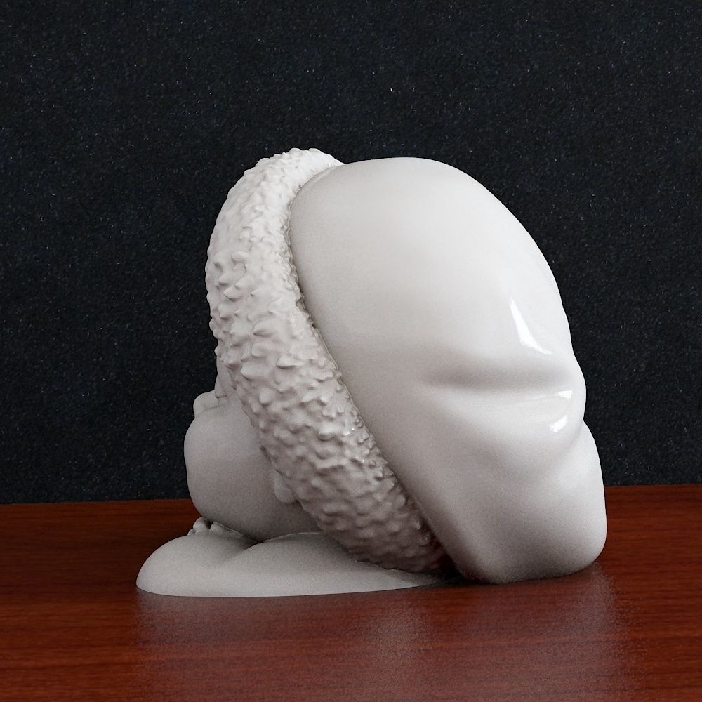 Baby Christmas Jewelry Santa Claus 3D print model_3