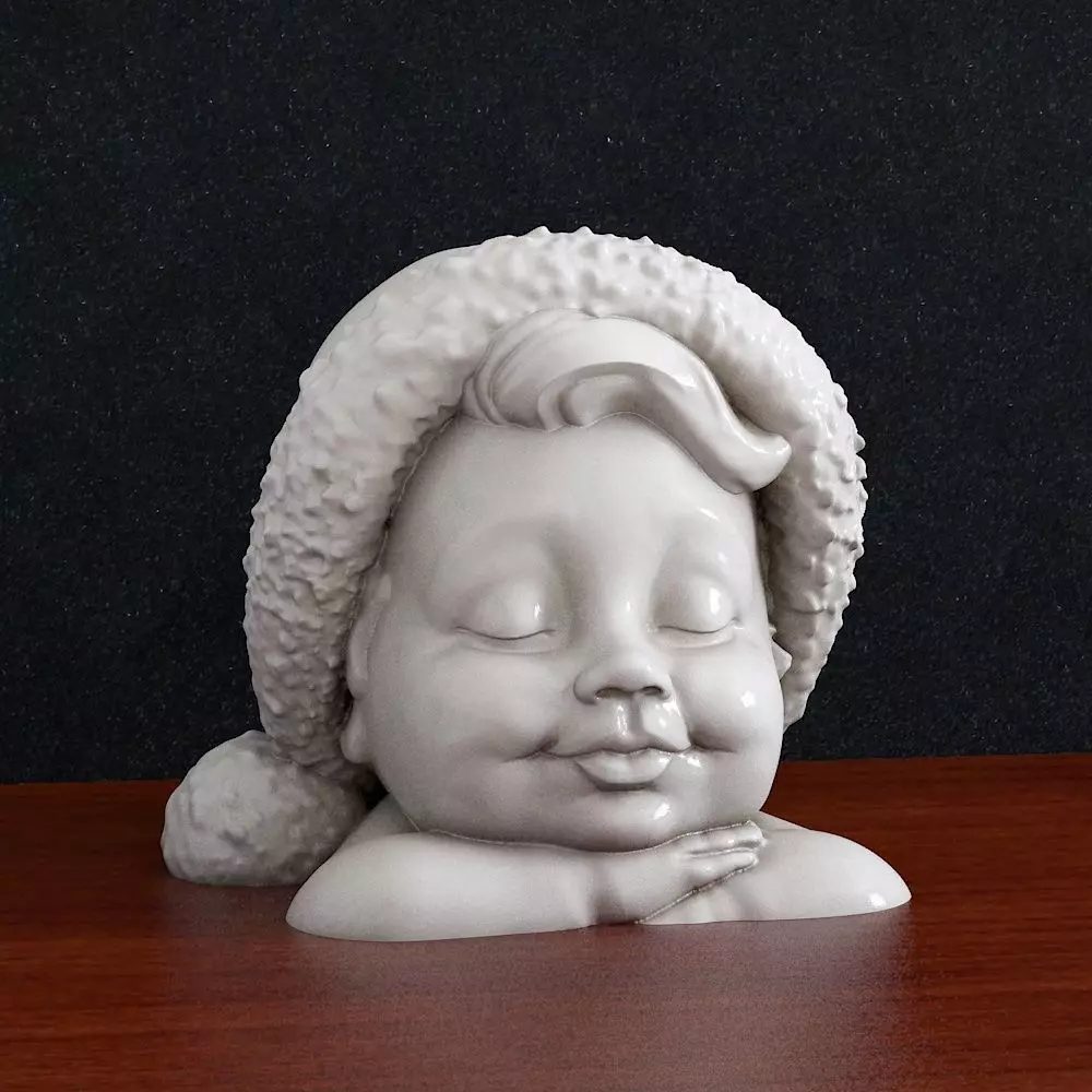 Baby Christmas Jewelry Santa Claus 3D print model_0