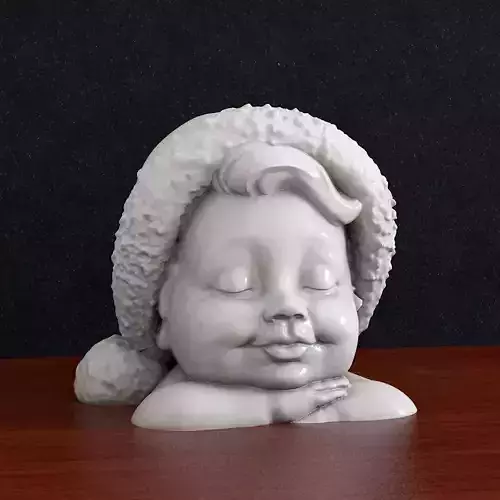 Baby Christmas Jewelry Santa Claus 3D print model