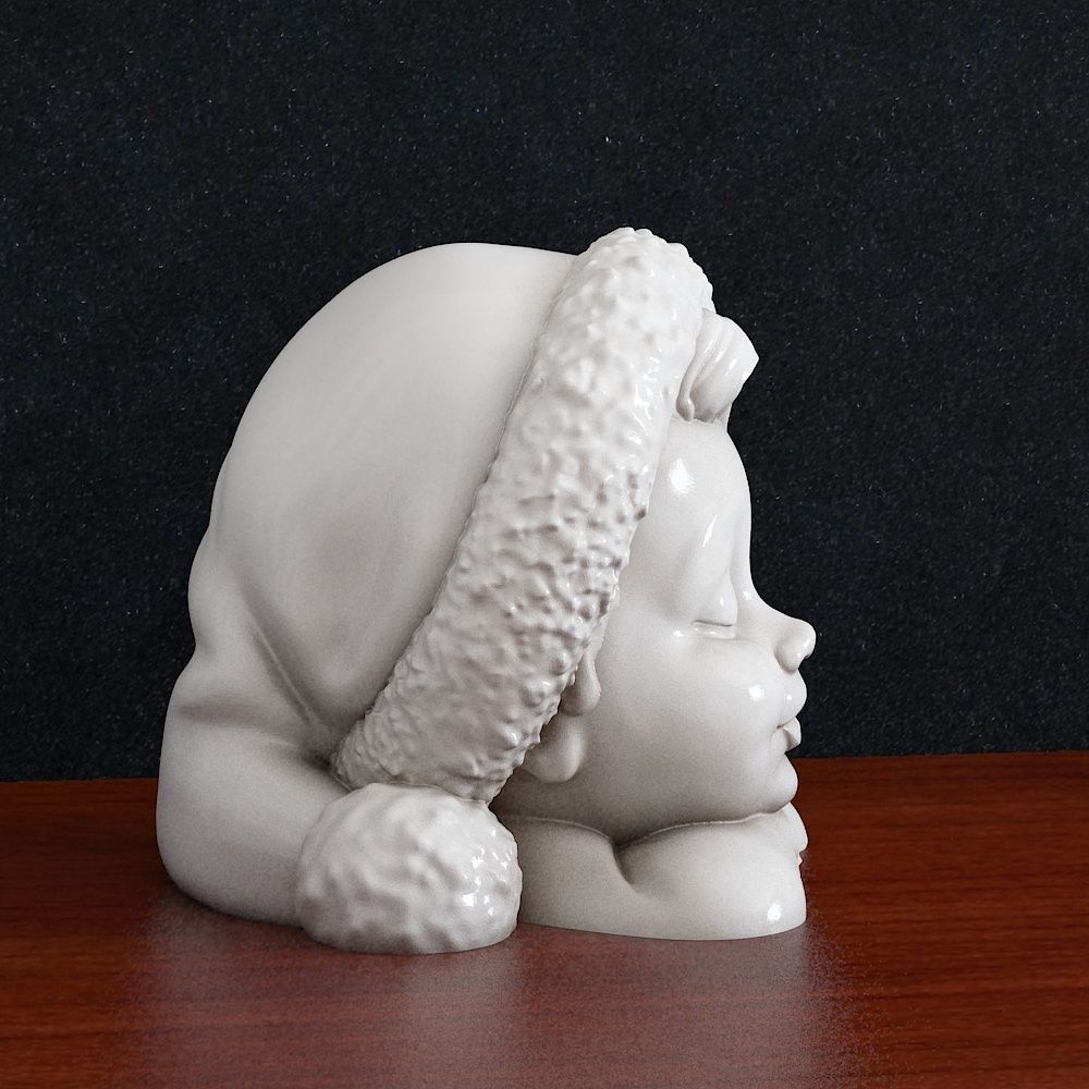 Baby Christmas Jewelry Santa Claus 3D print model_2