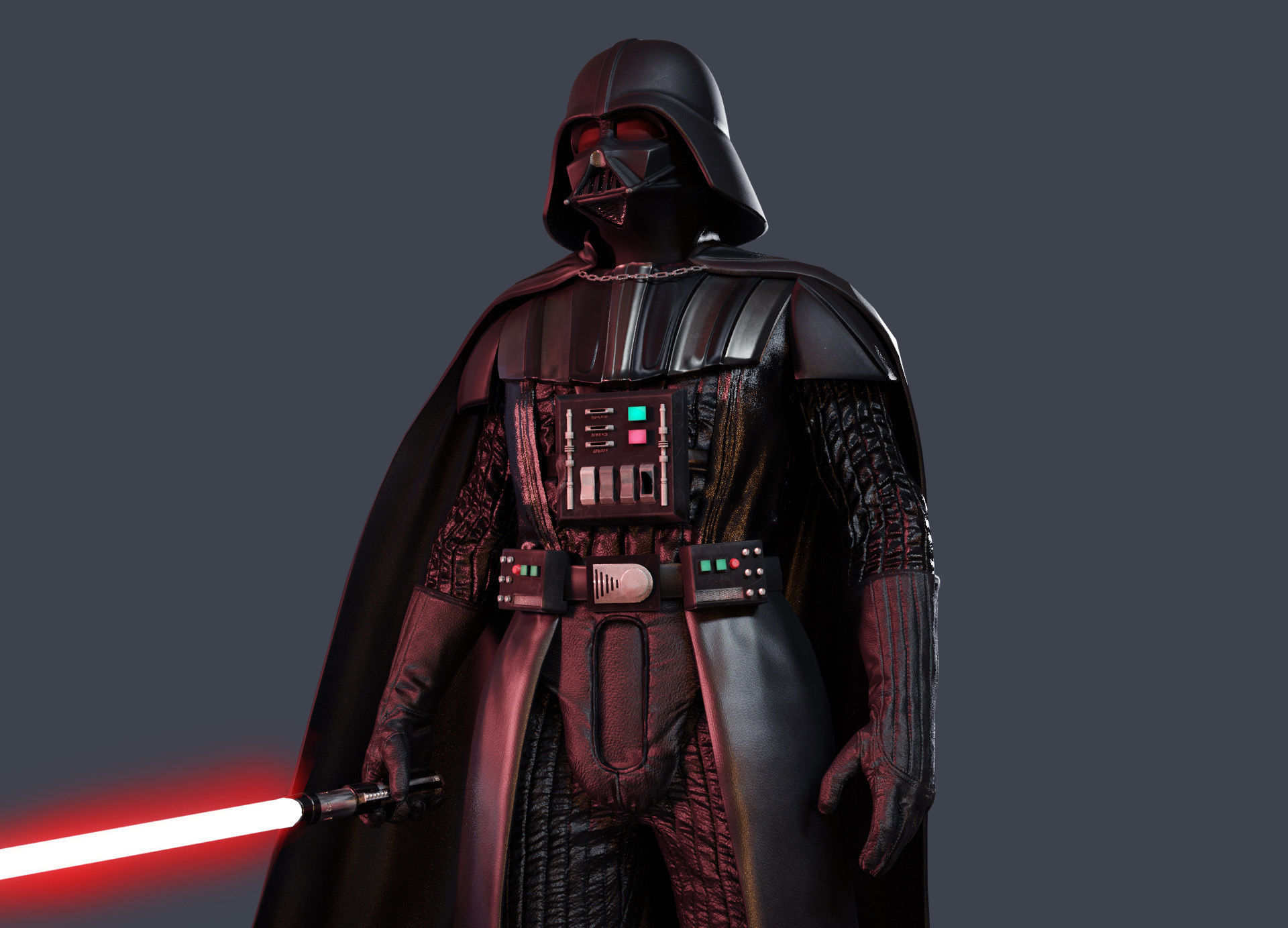 Darth Vader Low-poly 3D model Low-poly 3D model