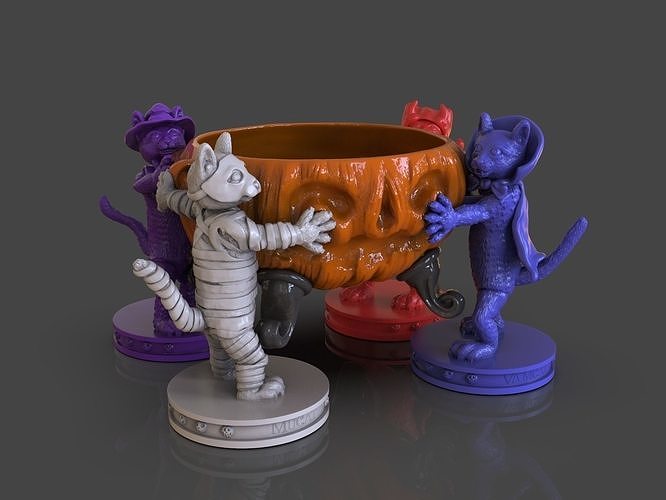 The Great Pumking Dance Candy Dispenser 3D print model