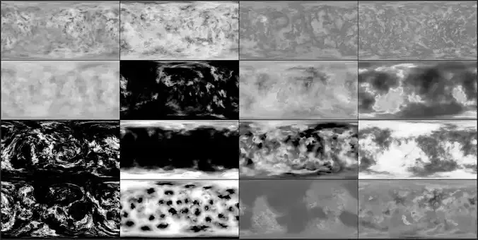 16k Base Planet Textures - For creating your own planets Texture