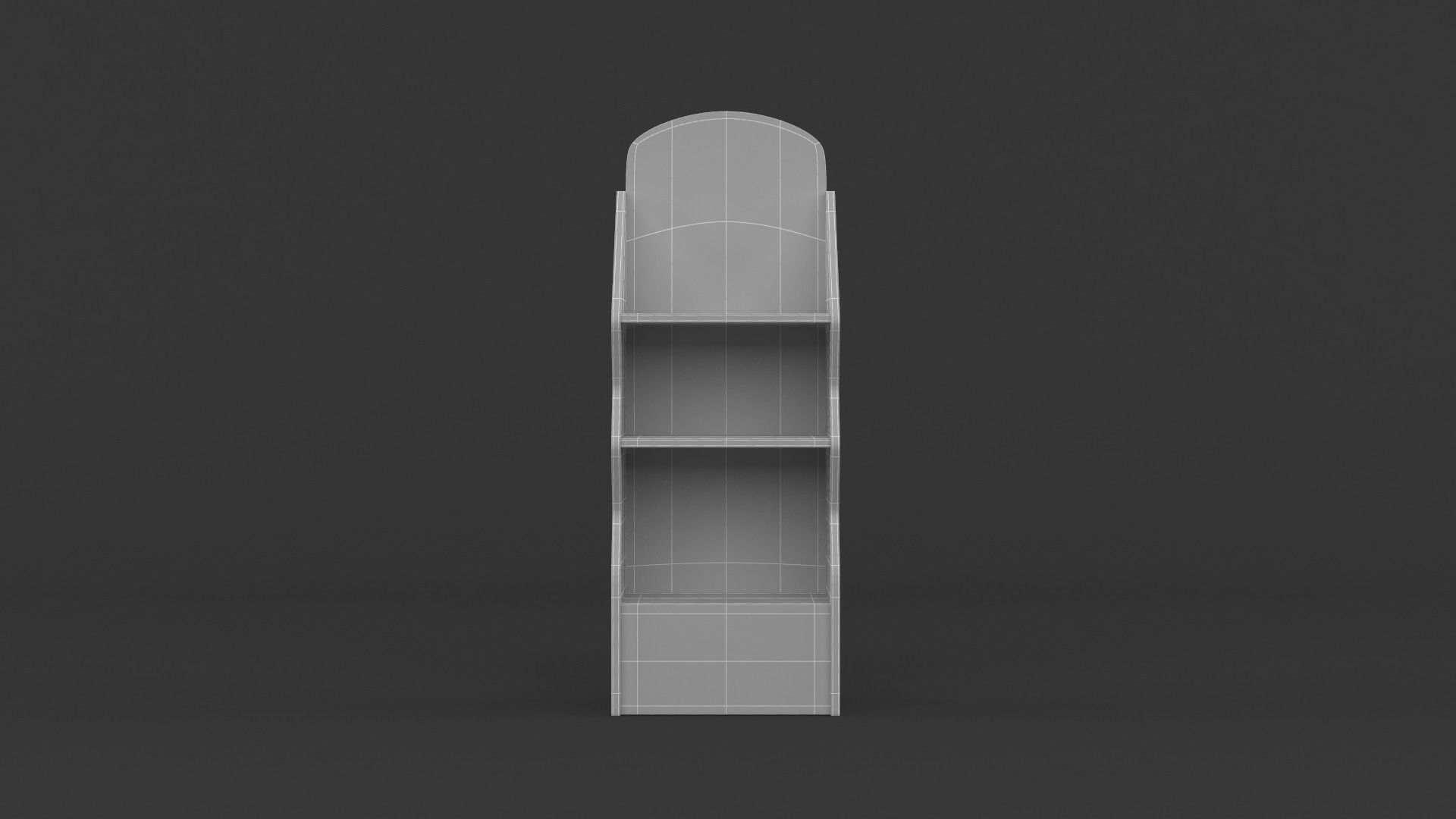 Empty Retail Shelves 3D model_12