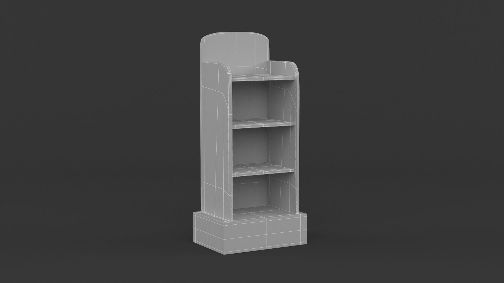 Empty Retail Shelves 3D model_15