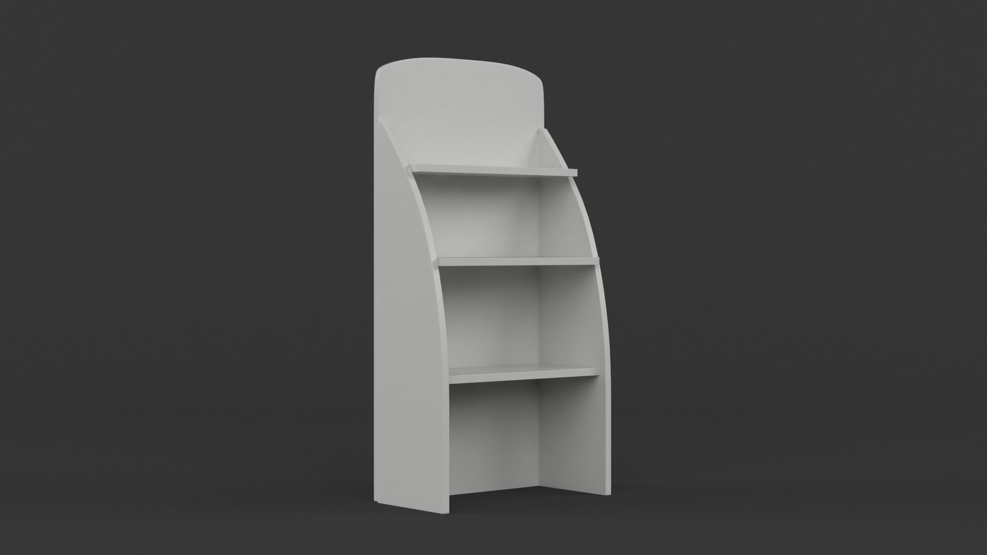 Empty Retail Shelves 3D model_10