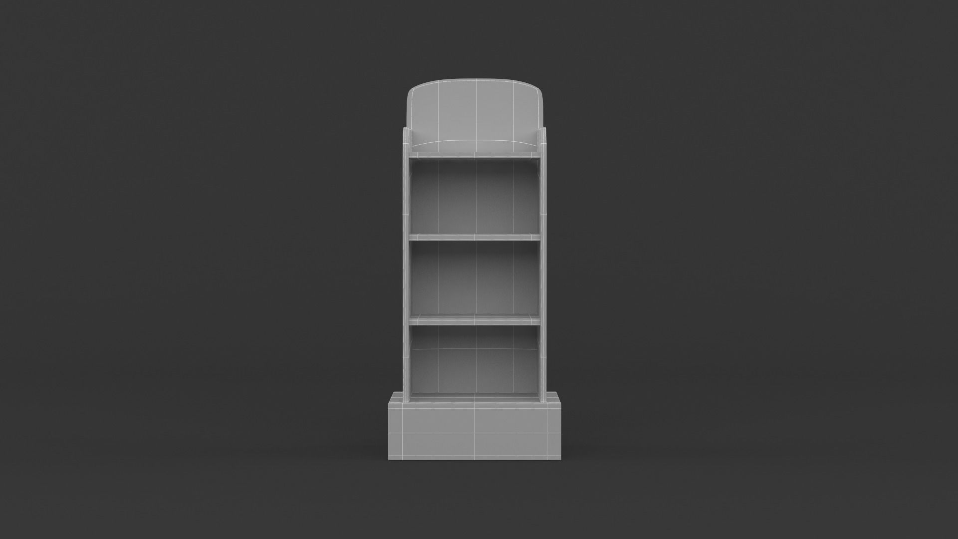 Empty Retail Shelves 3D model_14