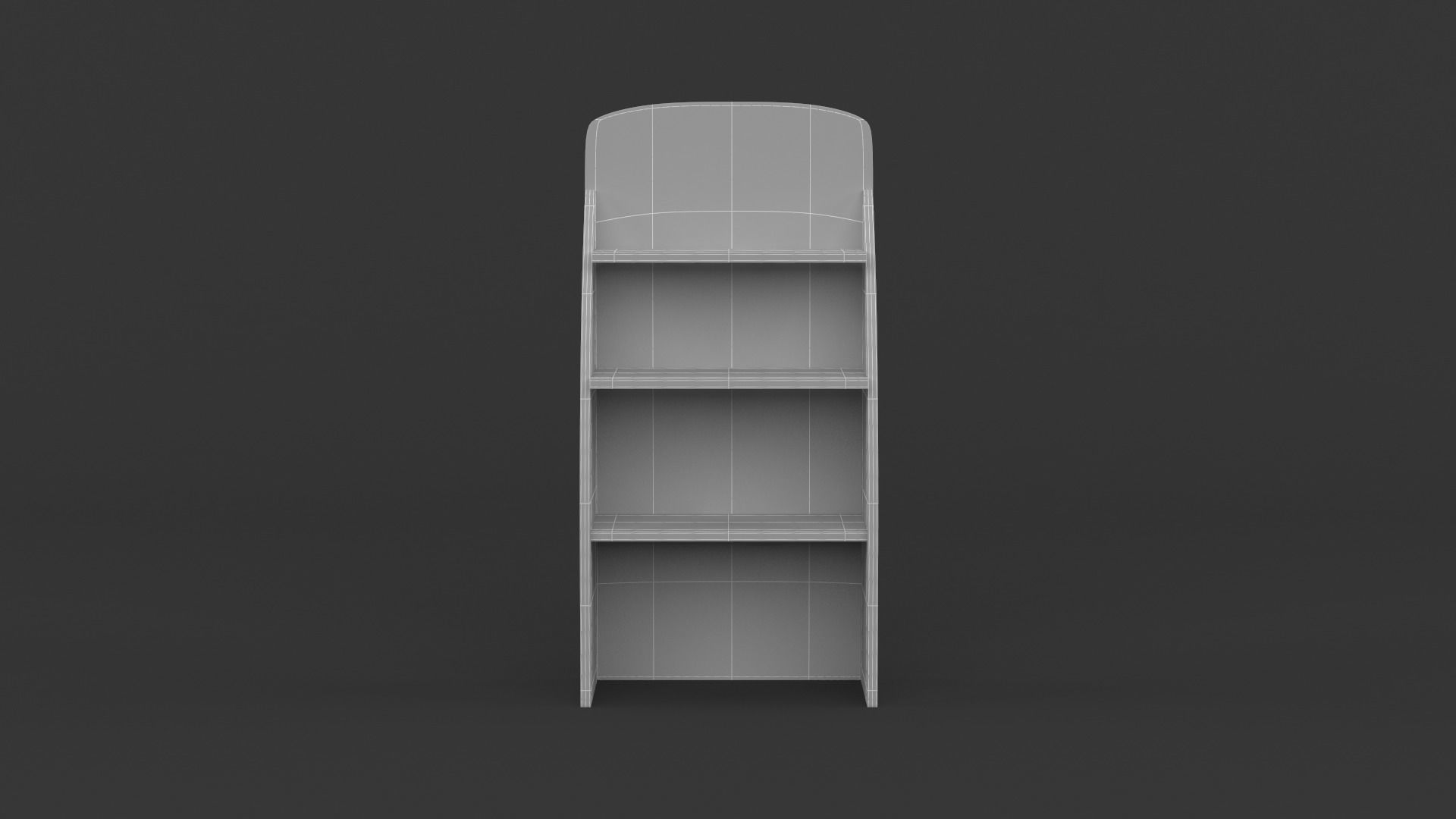 Empty Retail Shelves 3D model_20