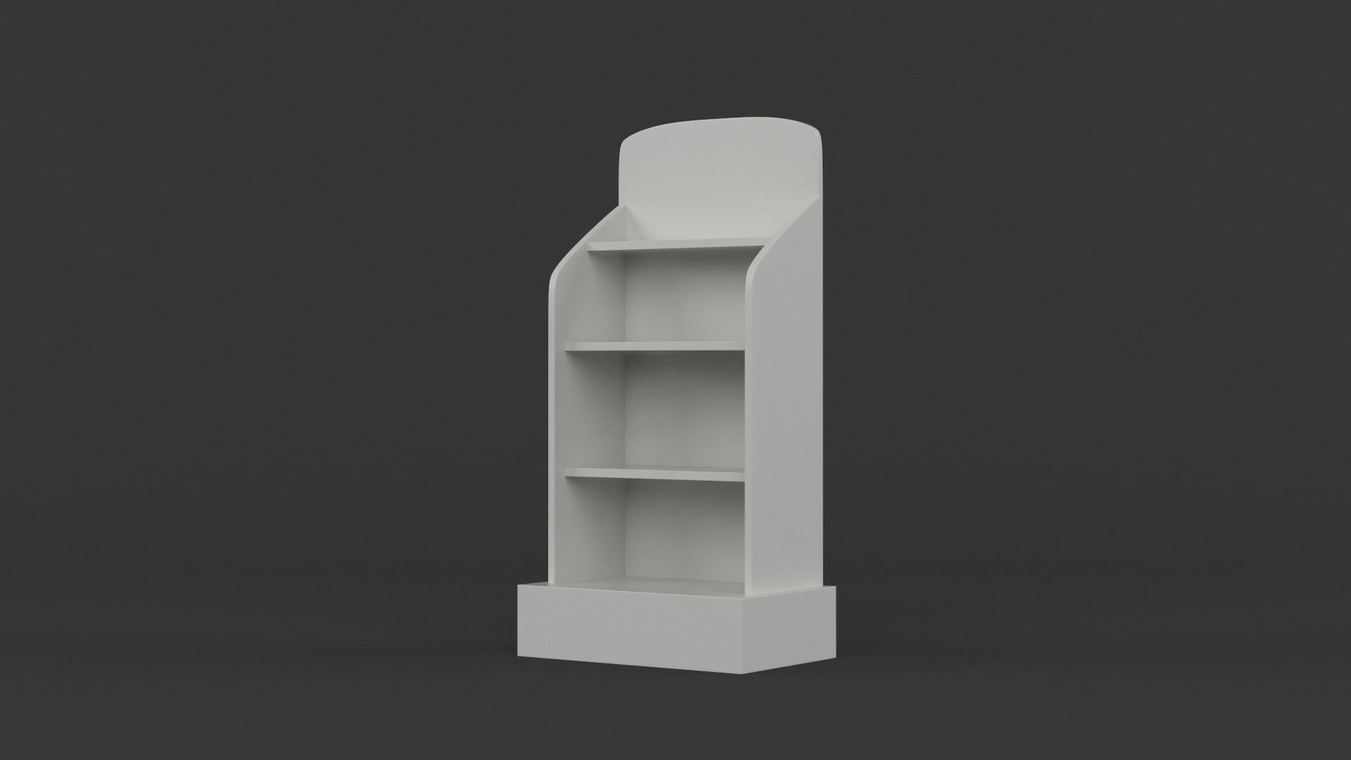 Empty Retail Shelves 3D model_8