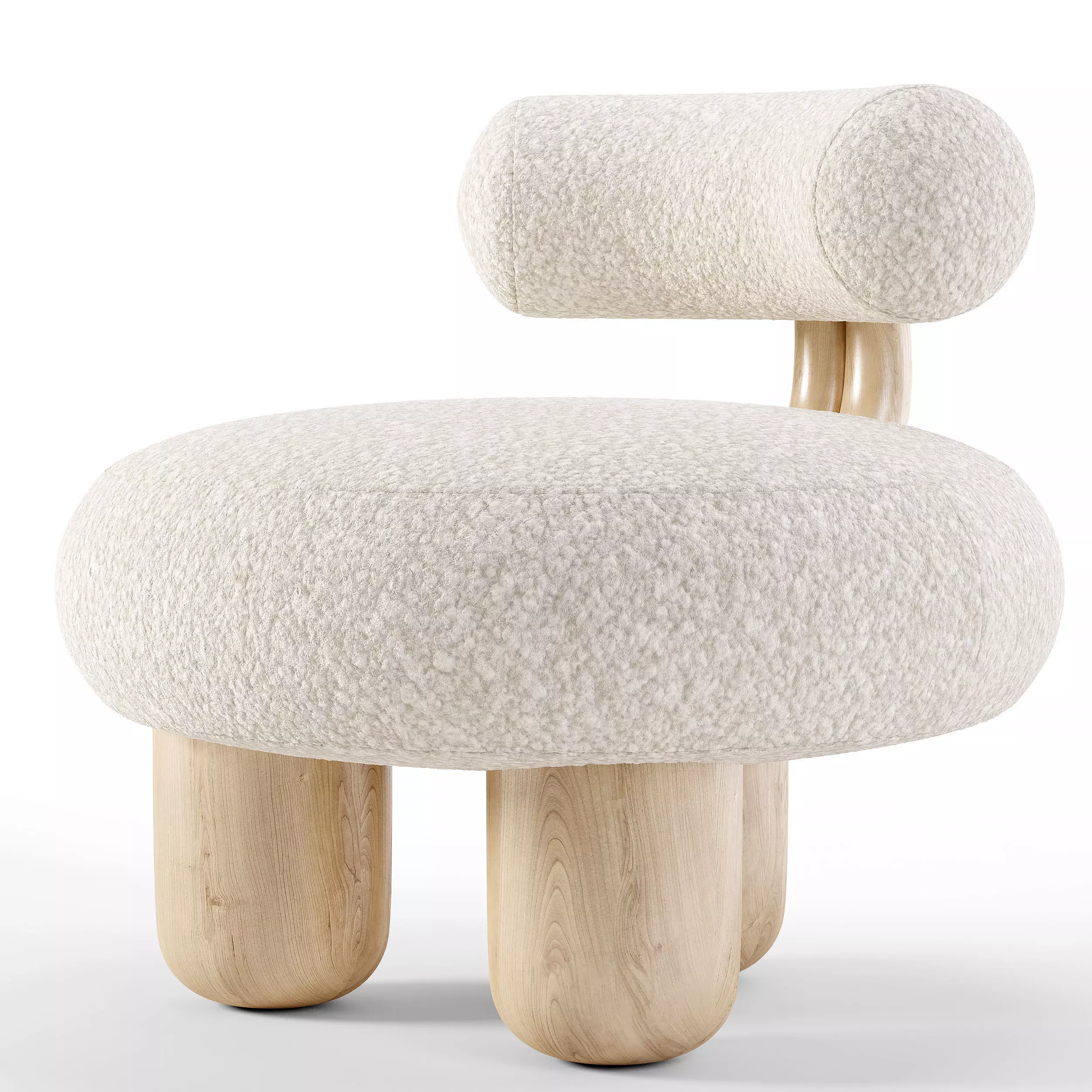 Bling Bling Chair Low-poly 3D model_0