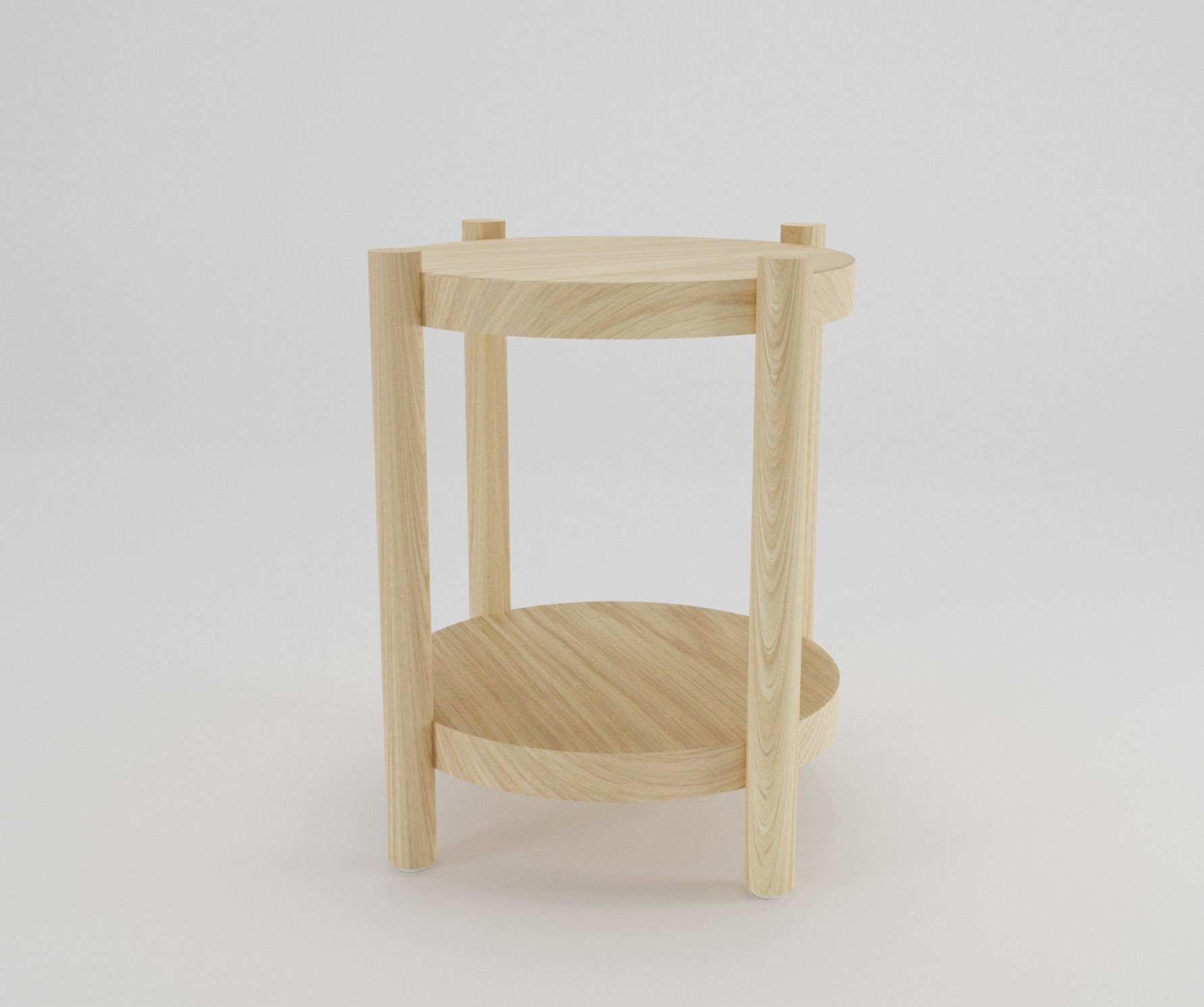 Listerby Side Table 3D model_1