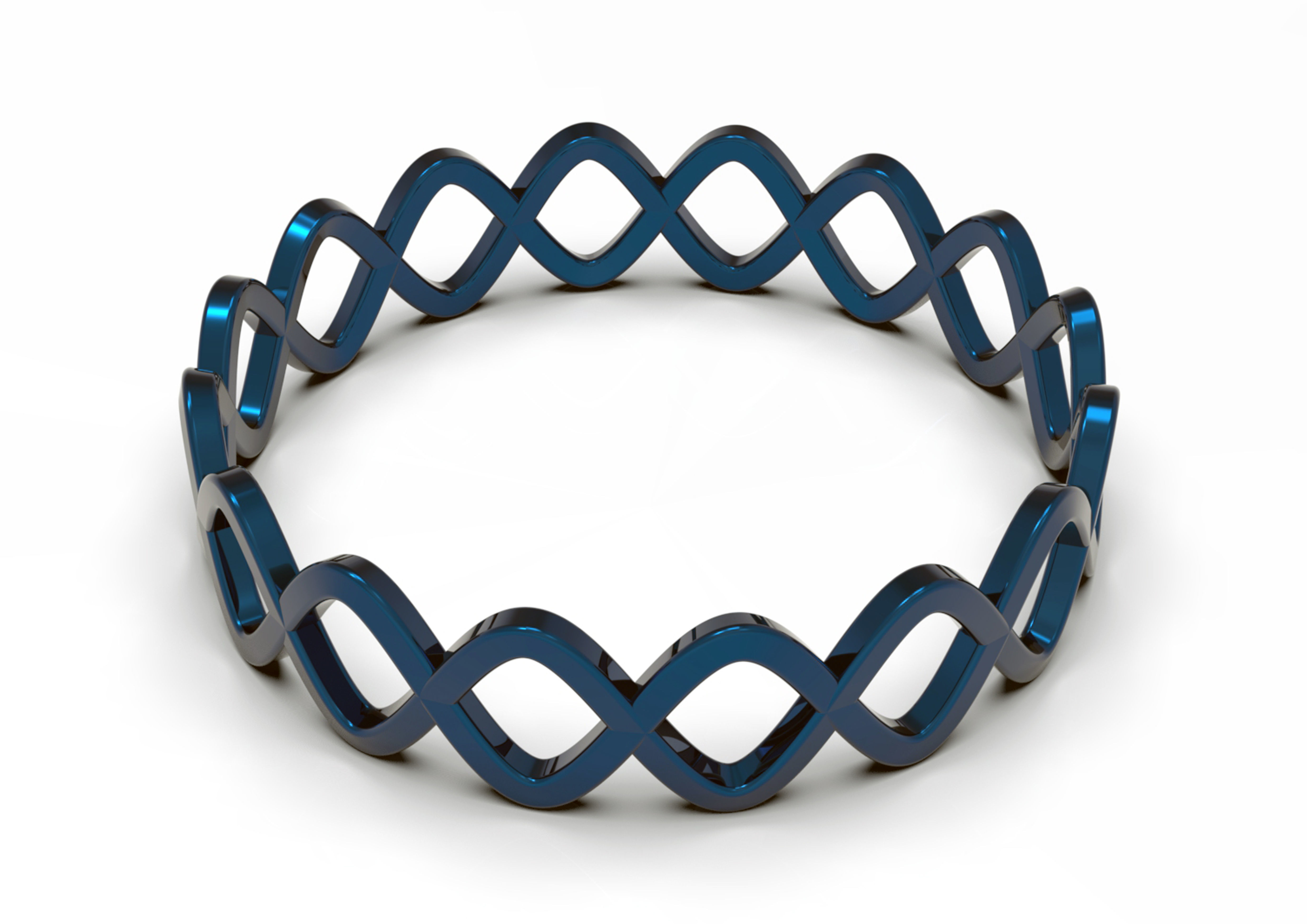 bracelet made of metal 3D print model_1