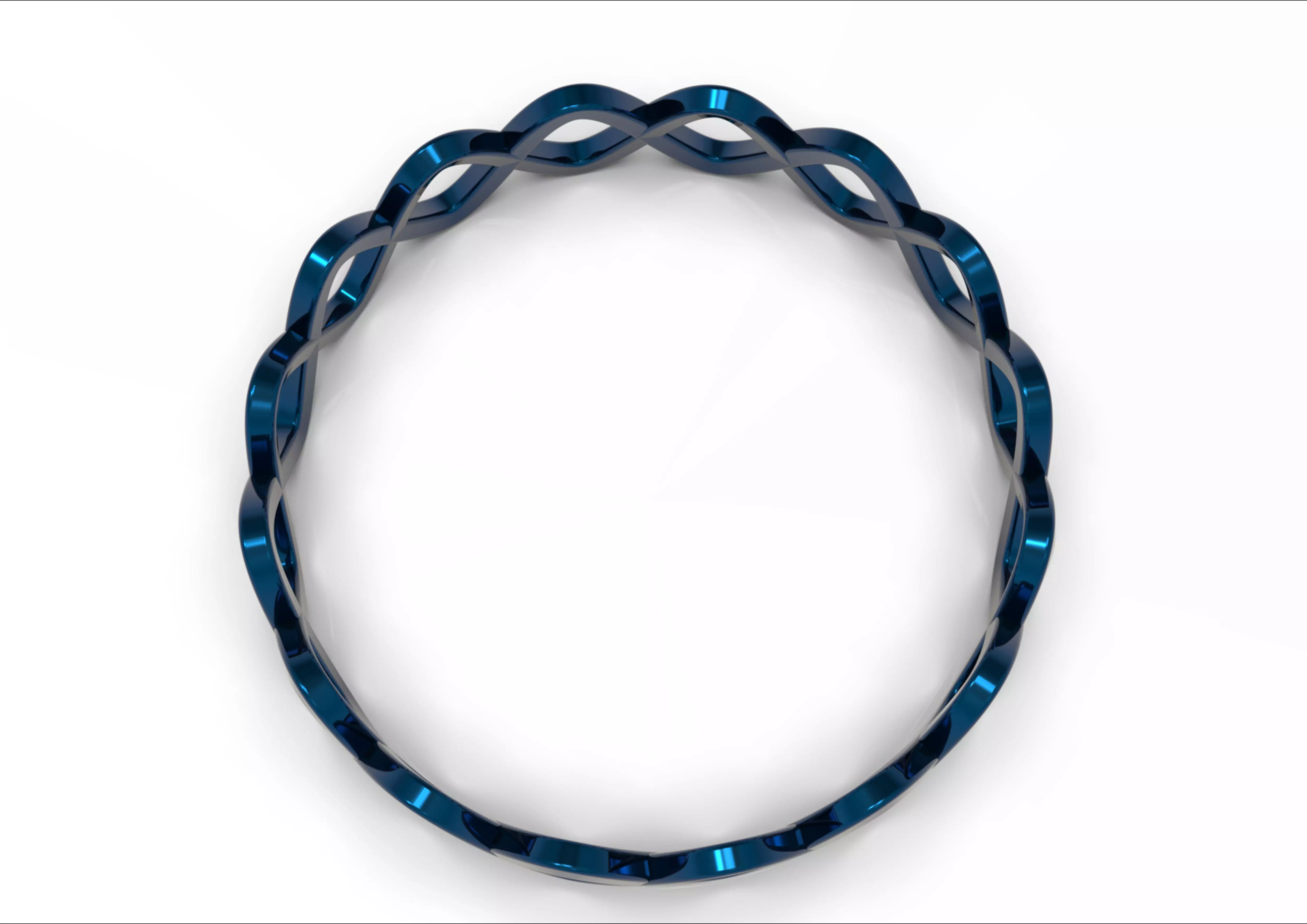 bracelet made of metal 3D print model_0