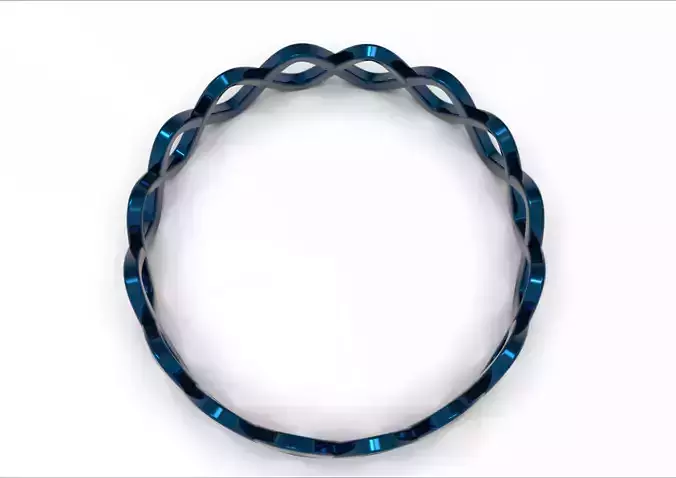 bracelet made of metal 3D print model