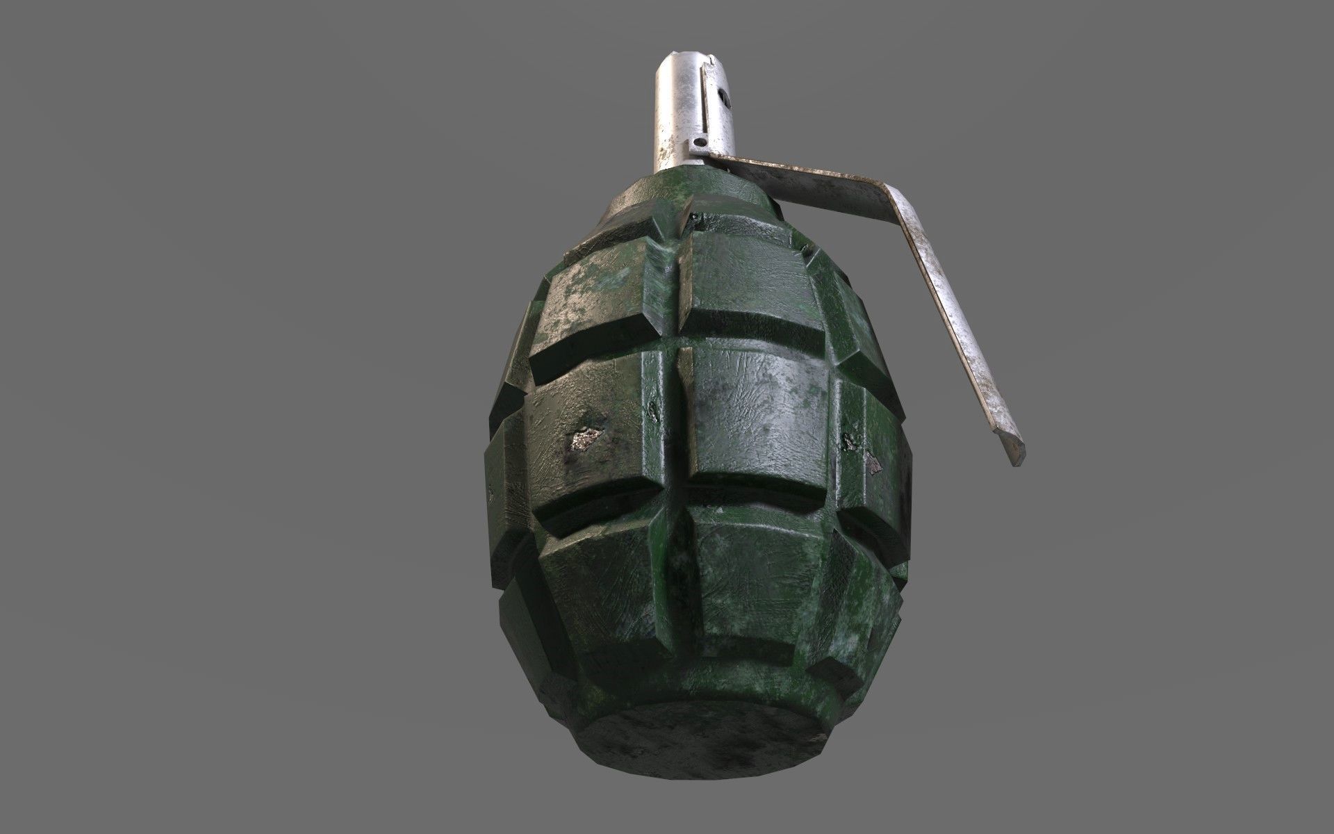 Grenade F-1 Low-poly Low-poly 3D model_3