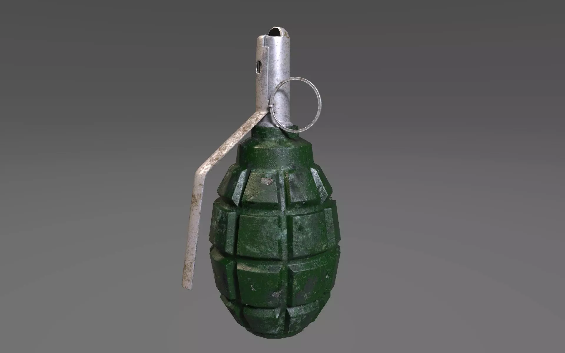 Grenade F-1 Low-poly Low-poly 3D model_0