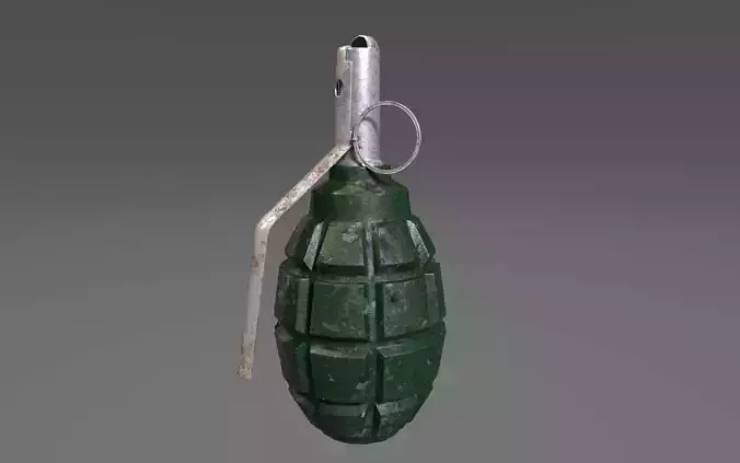 Grenade F-1 Low-poly