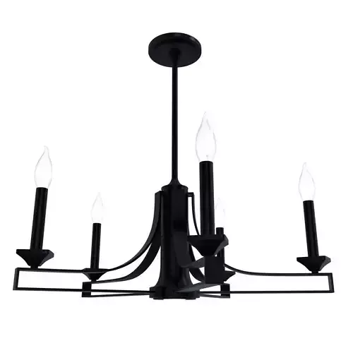 Chandelier 40055-07 by Livex Lighting 3D model