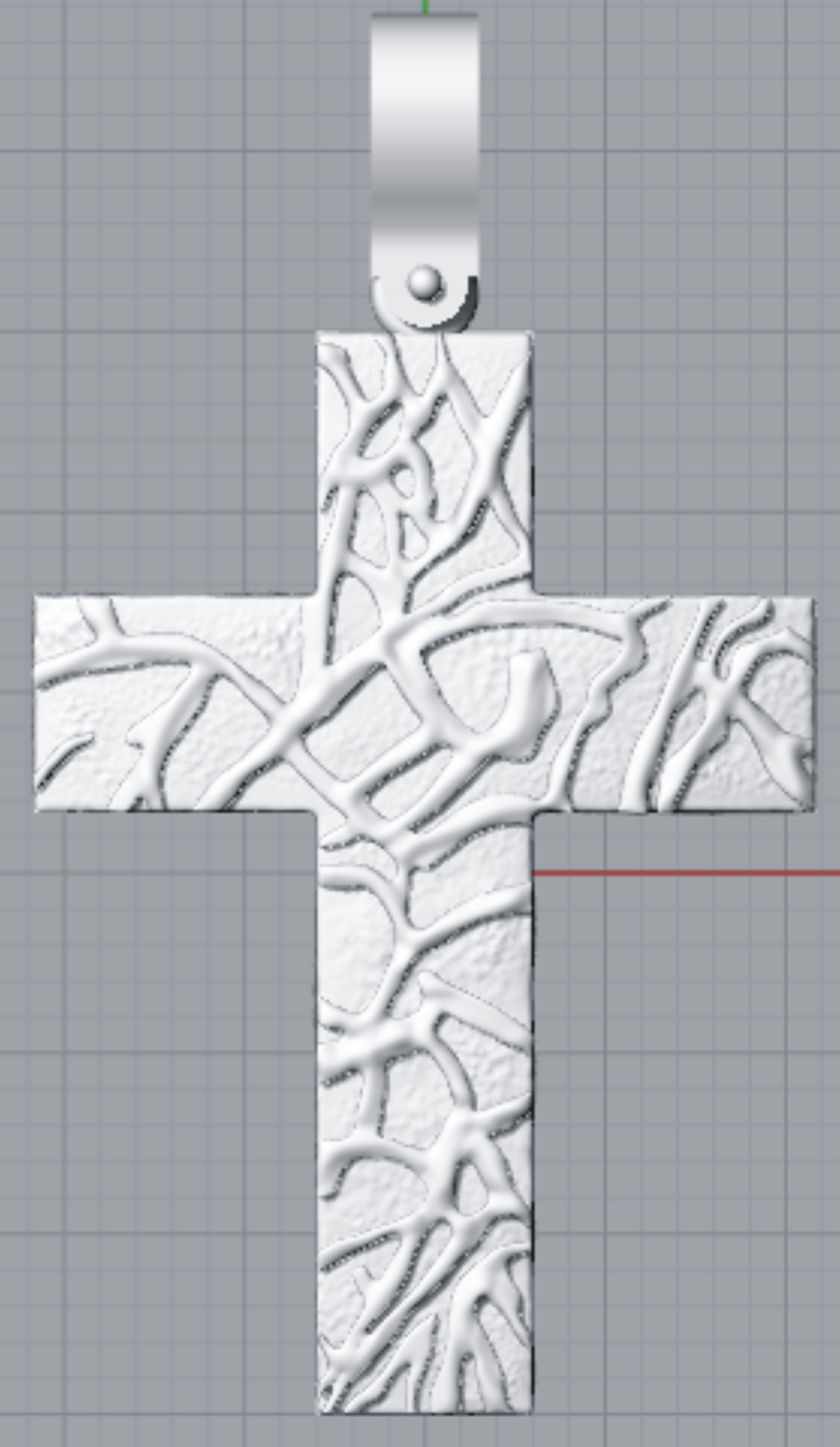 CROSS PENDANT CR05 3D print model_7