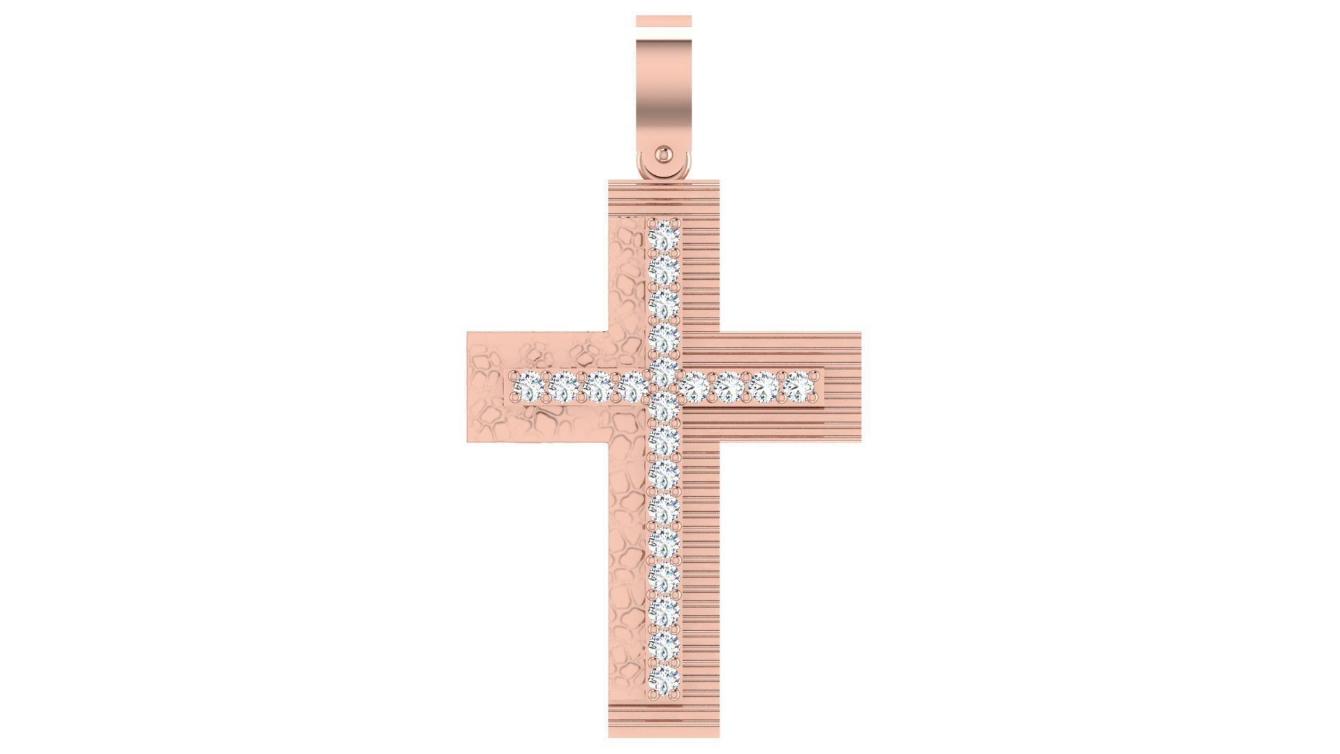 CROSS PENDANT CR06 3D print model_3