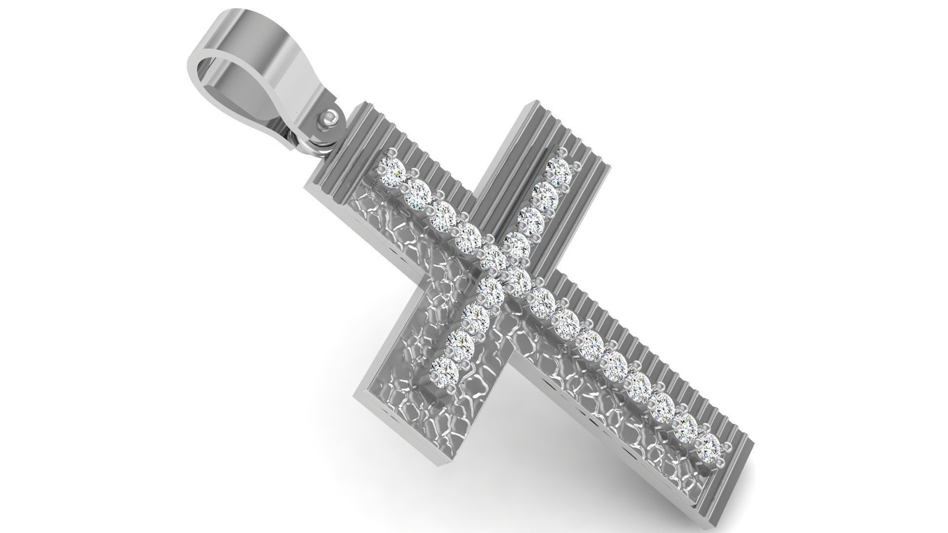 CROSS PENDANT CR06 3D print model_1