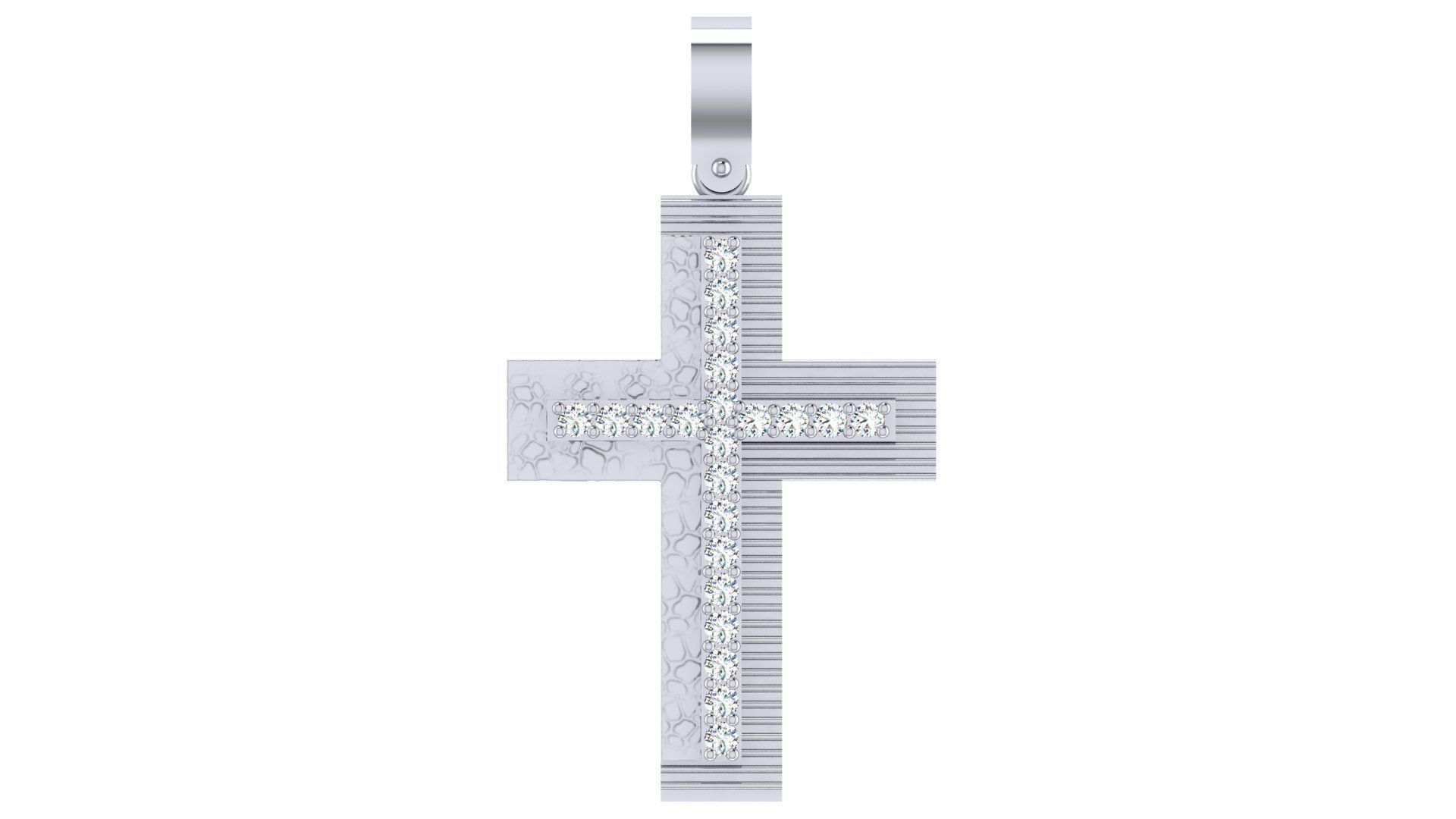 CROSS PENDANT CR06 3D print model_4
