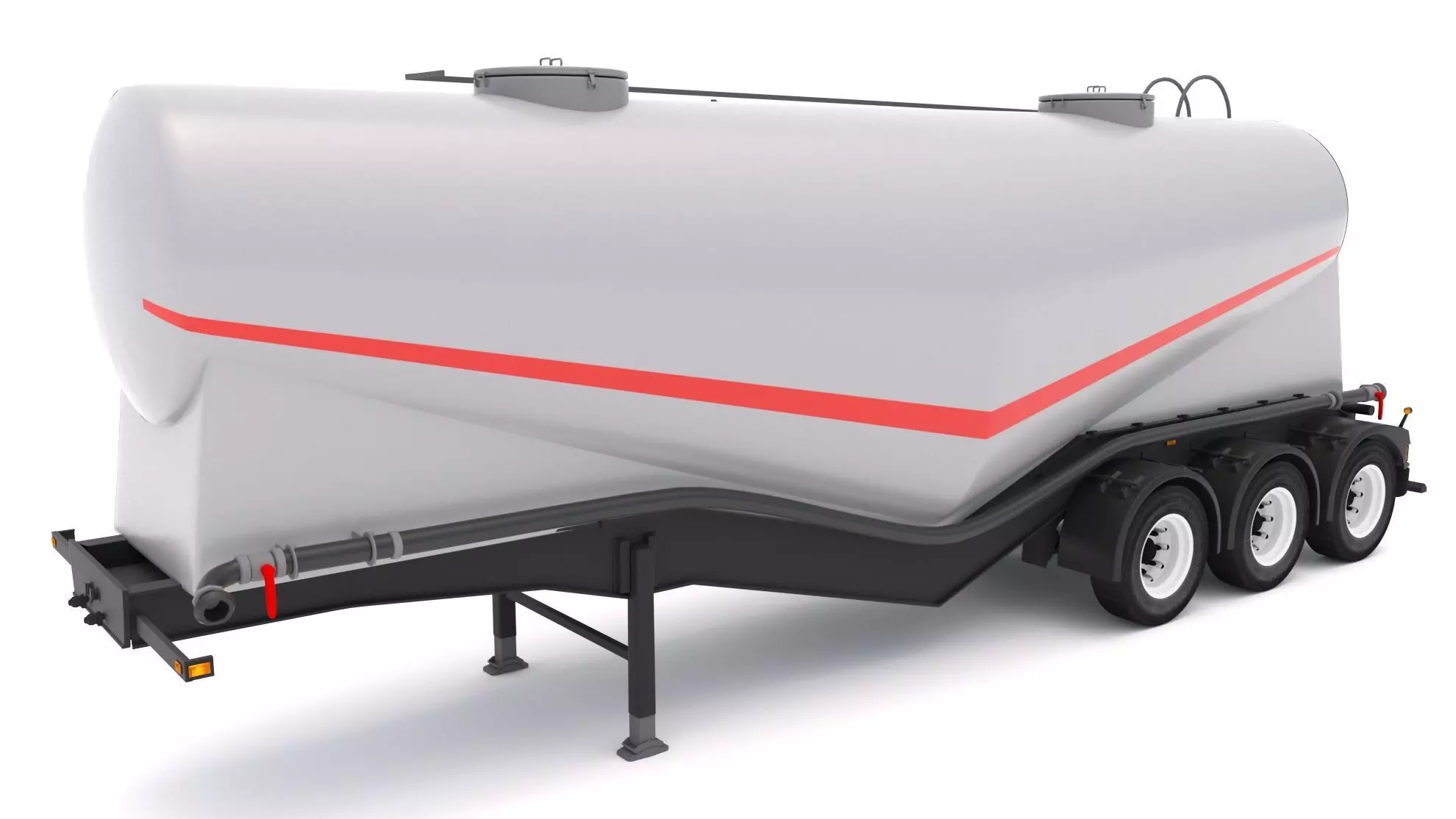 Cement Trailer 3D model