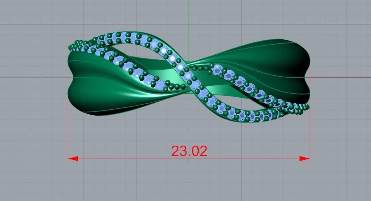 ring jewelry 3D print model_4