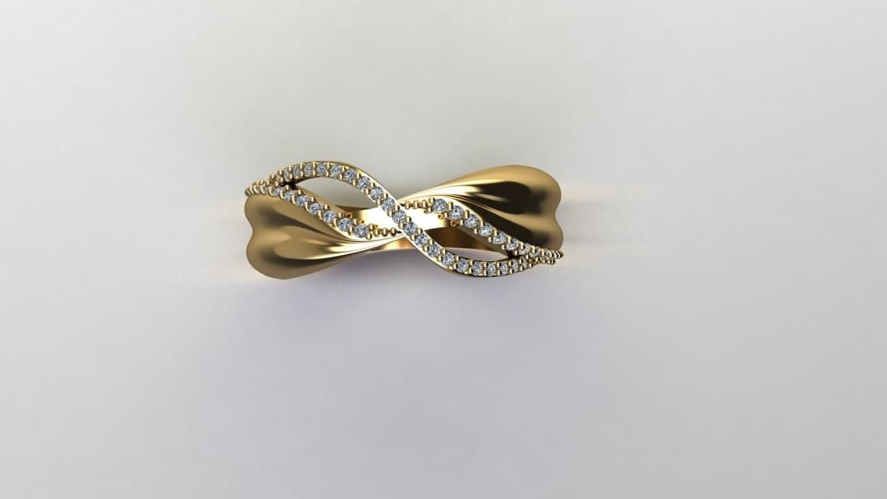 ring jewelry 3D print model_3