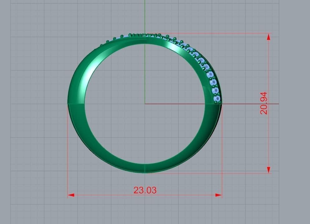 ring jewelry 3D print model_5