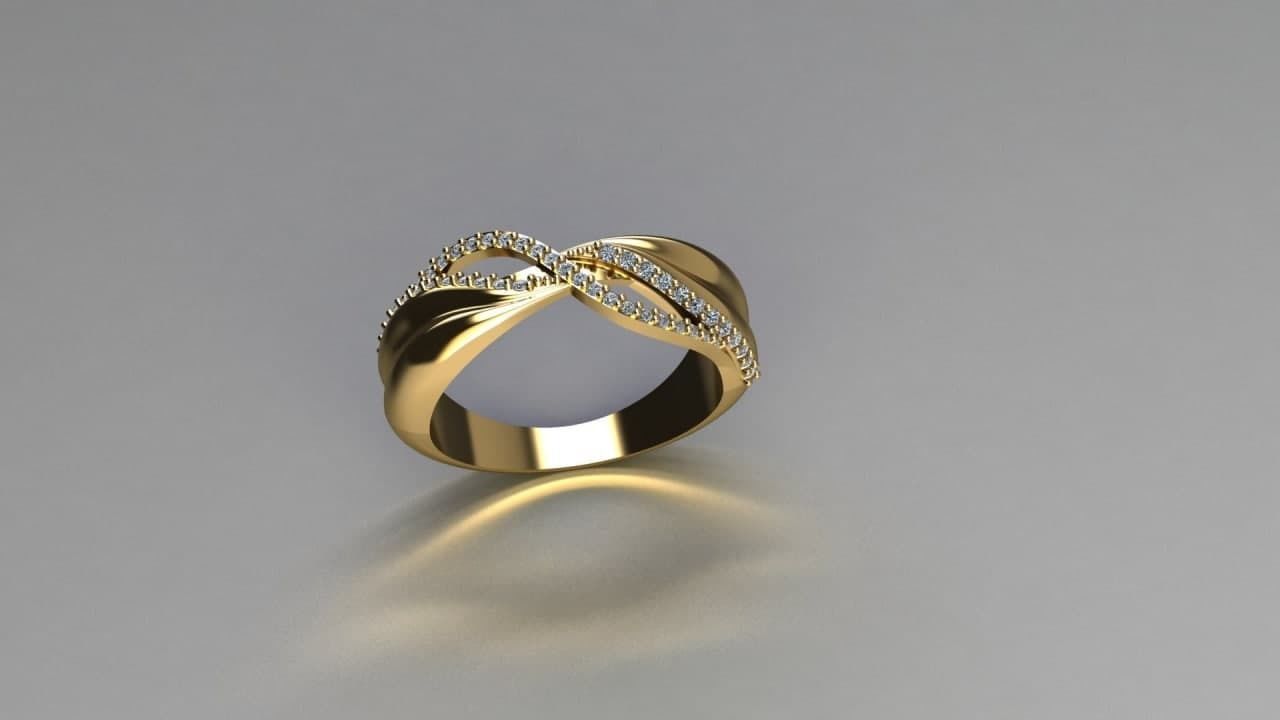 ring jewelry 3D print model_1