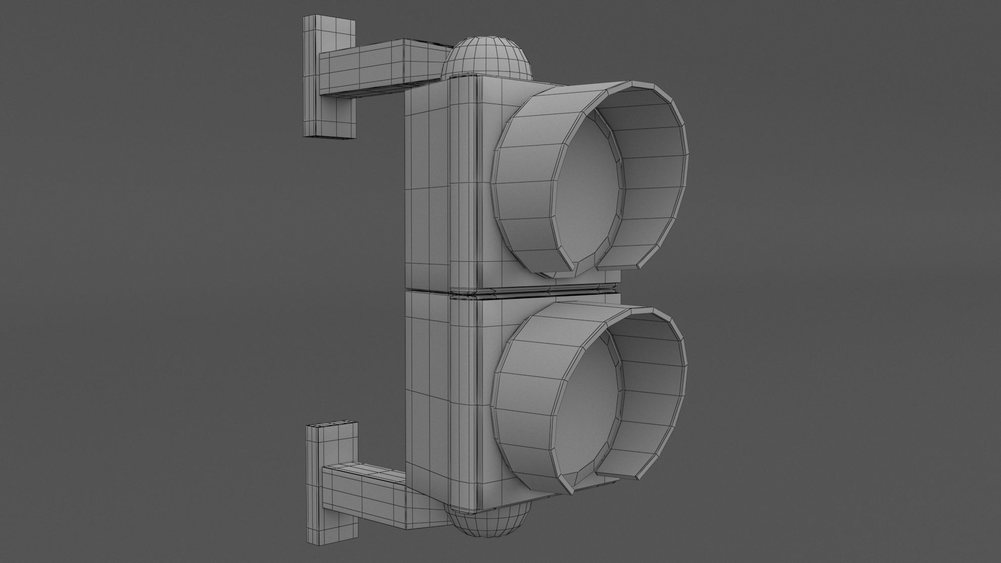 Traffic Light 04 3D model_5