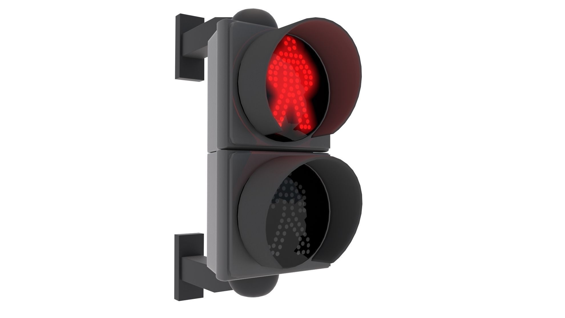 Traffic Light 04 3D model_2