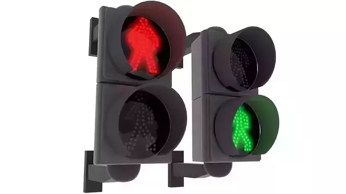 Traffic Light 04 3D model