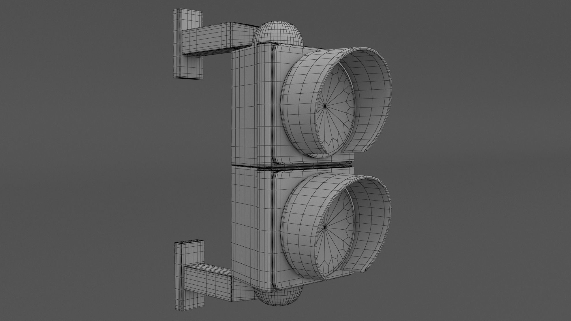 Traffic Light 04 3D model_6