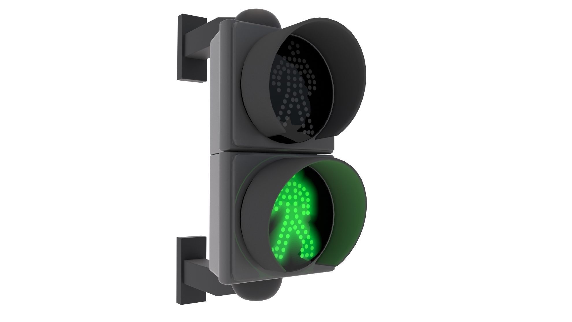Traffic Light 04 3D model_3