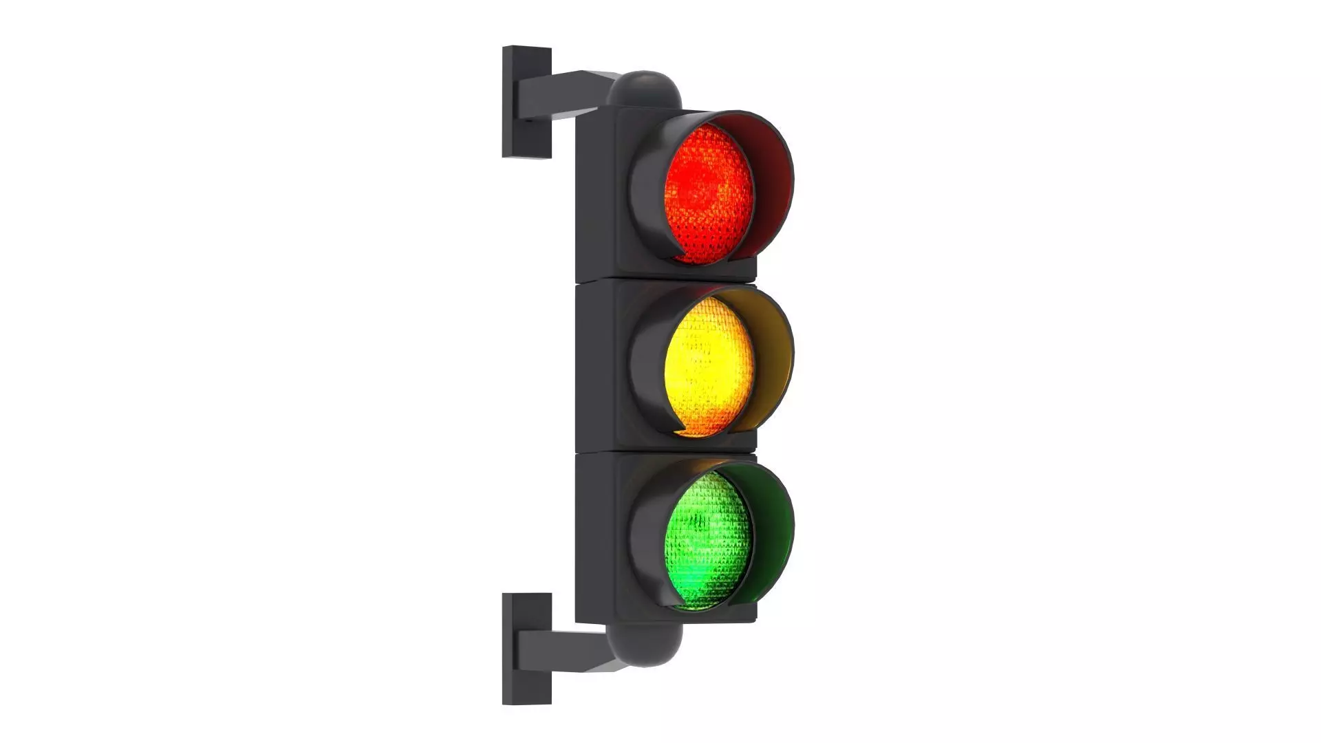 Traffic Light 06 3D model_0