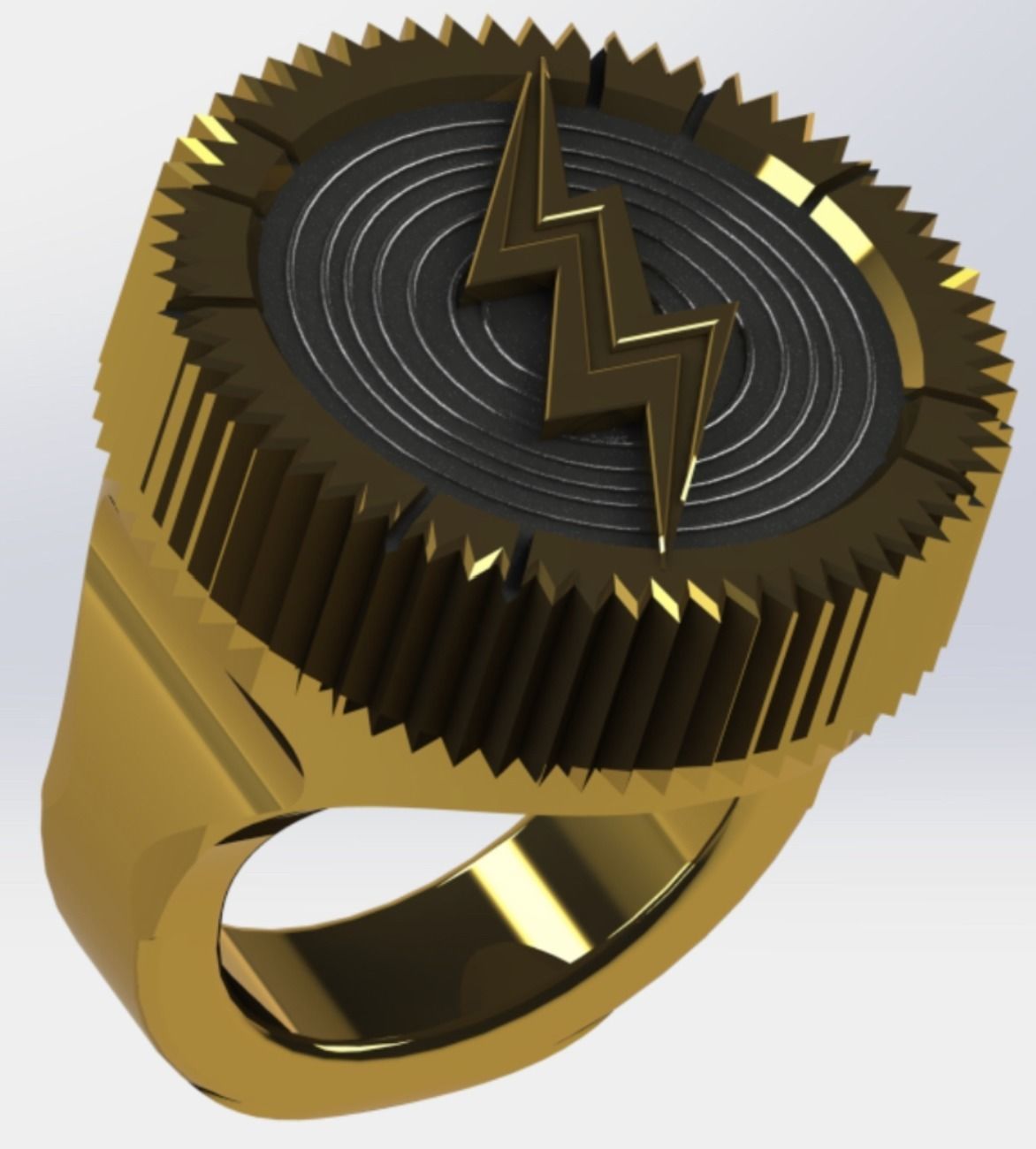 Flash ring from the flash movie 3D print model_3