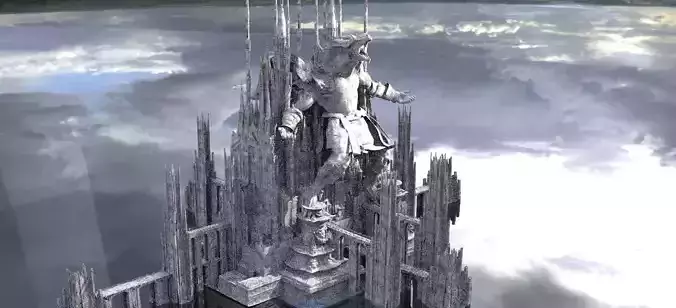 Werewolf Temple of lycanthropy 3D model