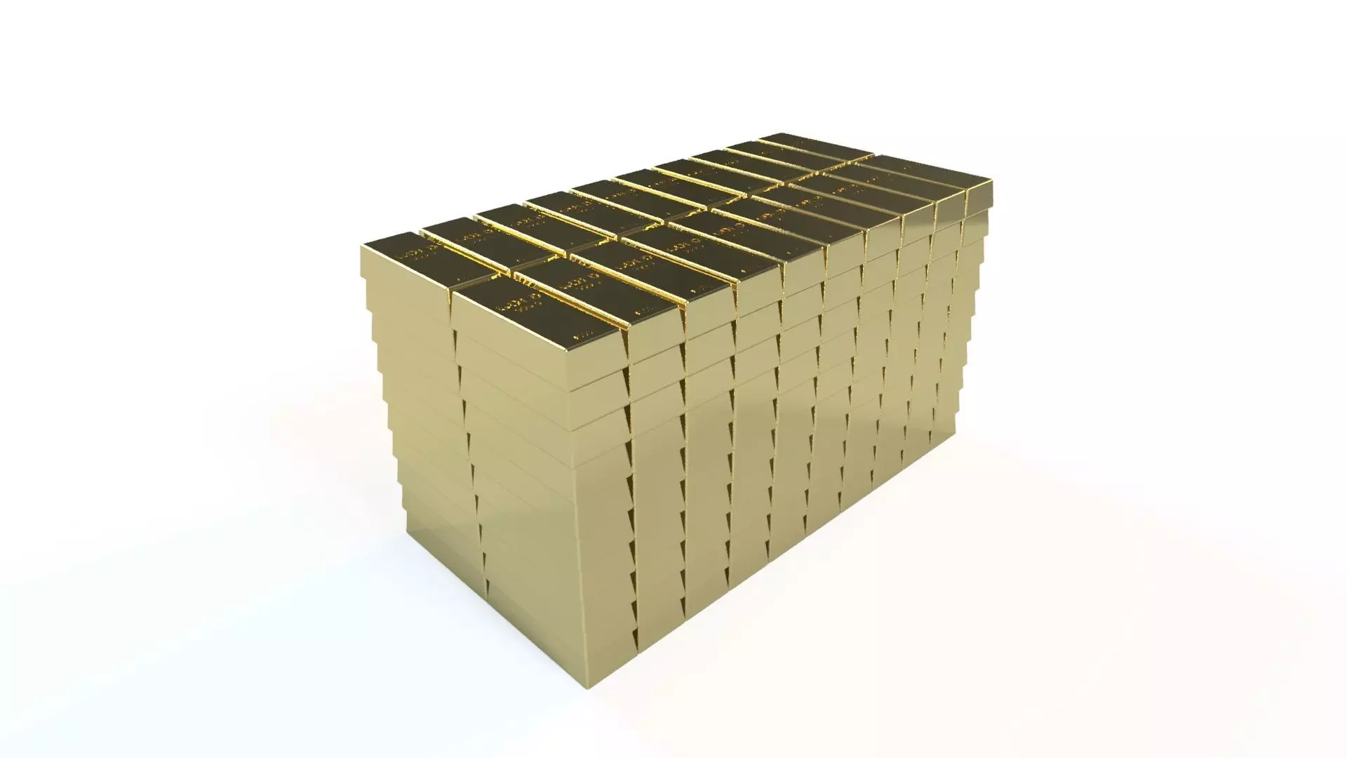 GOLD INGOT 3D print model
