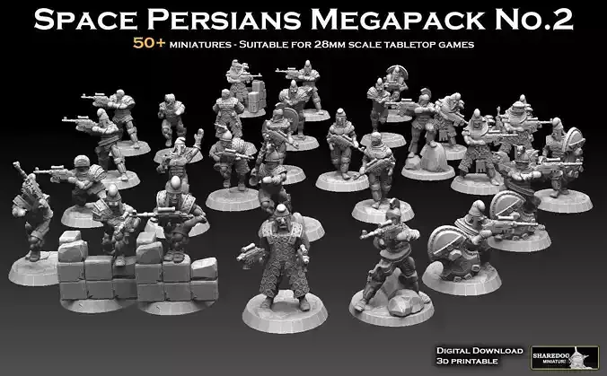 Space Persian Megapack 2 3D print model