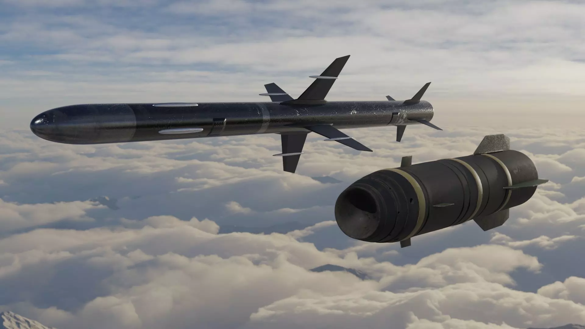 Rocket 3D models 3D Model Collection_0