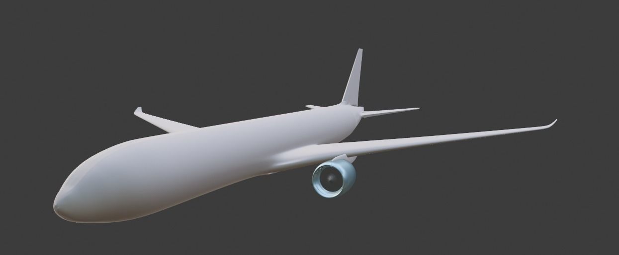 Boeing 777-300  3D print model_6