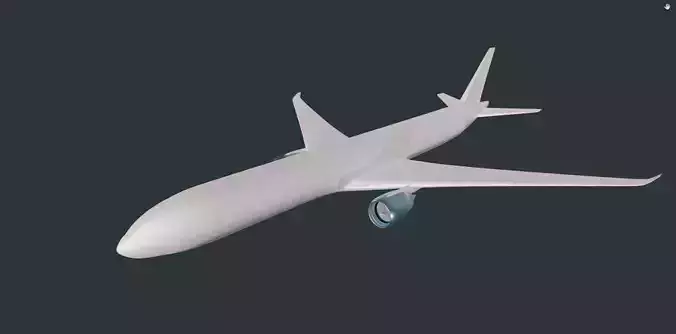 Boeing 777-300  3D print model