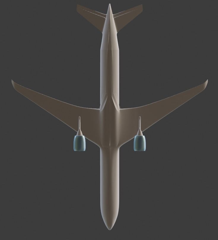 Boeing 777-300  3D print model_4