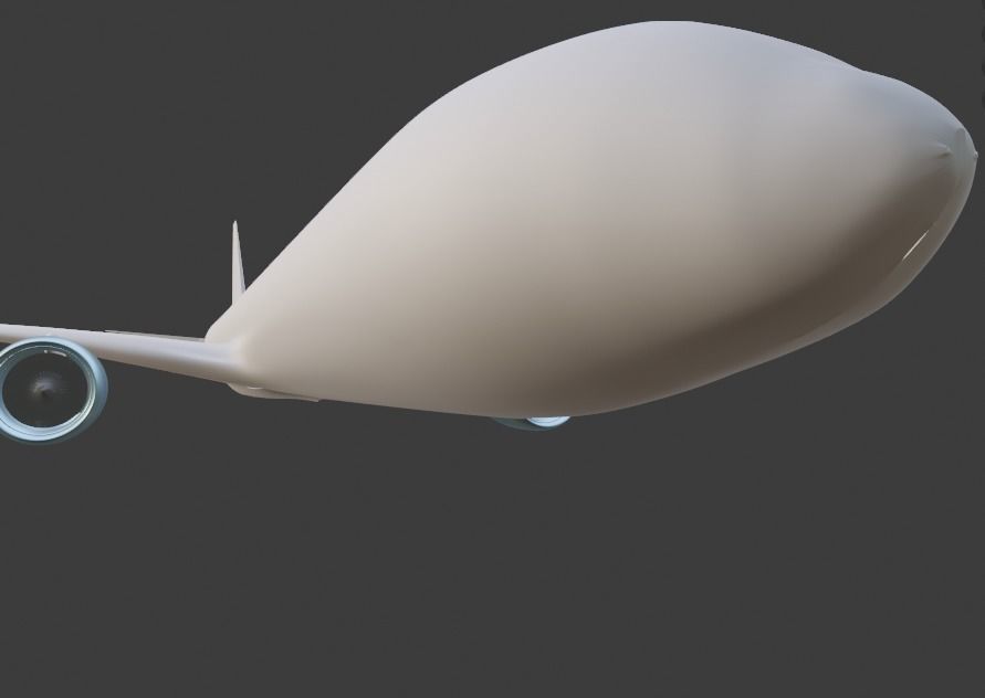 Boeing 777-300  3D print model_7